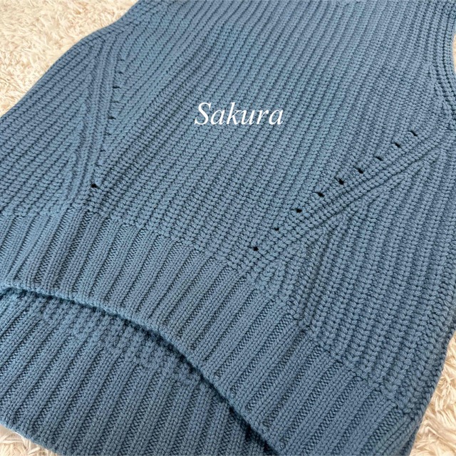 CINOH - 新品タグ付きCINOH チノ メリノウールノースリーブ