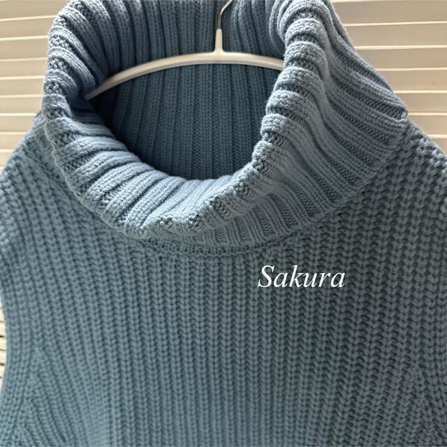 CINOH - 新品タグ付きCINOH チノ メリノウールノースリーブ
