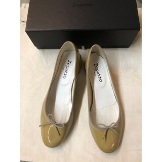 レペット(repetto)のレペット　バレリーナ　ベージュ　3センチヒール　バレーシューズ(バレエシューズ)