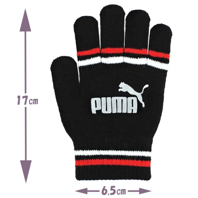 PUMA(プーマ)のプーマ 子供手袋 低学年用 PUMA 手袋 キッズ キッズ手袋 キッズグローブ キッズ/ベビー/マタニティのこども用ファッション小物(手袋)の商品写真
