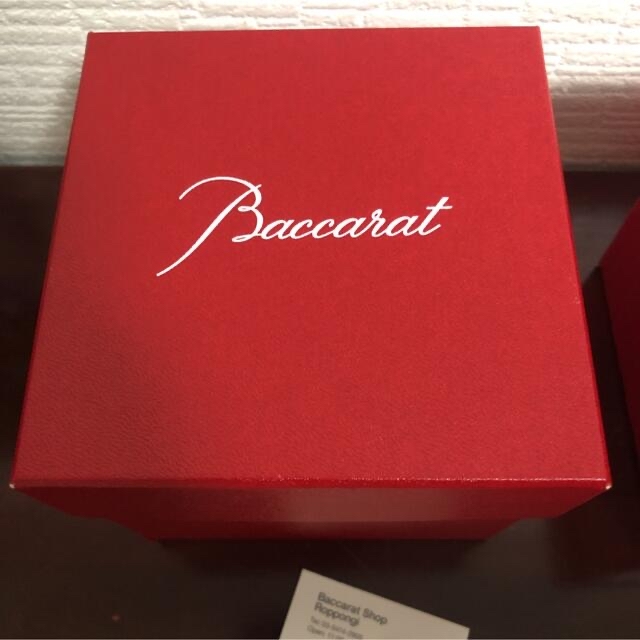 Baccarat(バカラ)のBaccarat バカラ ロックグラス　デザイン違いペアグラス新品 インテリア/住まい/日用品のキッチン/食器(グラス/カップ)の商品写真