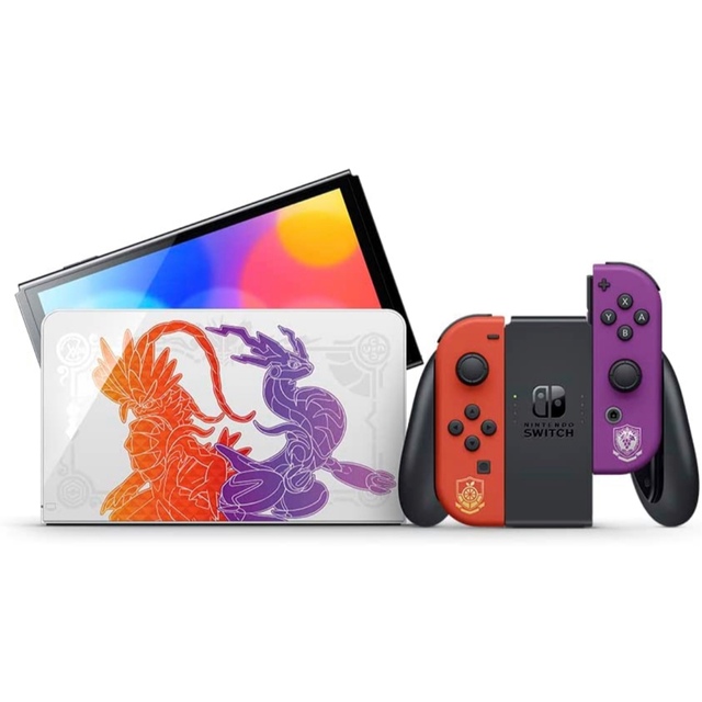 Switch本体有機ELモデル ポケットモンスター スカーレット・バイオレット 3