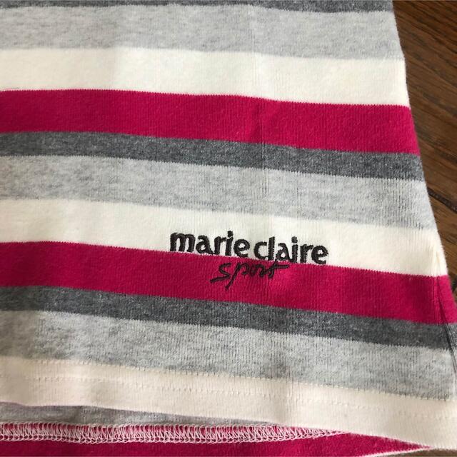 Marie Claire(マリクレール)のマリクレール　ボーダーモックネック スポーツ/アウトドアのゴルフ(ウエア)の商品写真