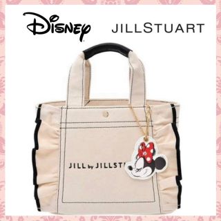 ジルバイジルスチュアート(JILL by JILLSTUART)の【新品】ジルスチュアート　JILLSTUART ディズニー　ミニー　フリルトート(トートバッグ)