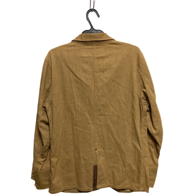 BIG BILL カバーオール Lサイズ ヒッコリーストライプ パッチワーク メンズのジャケット/アウター(カバーオール)の商品写真