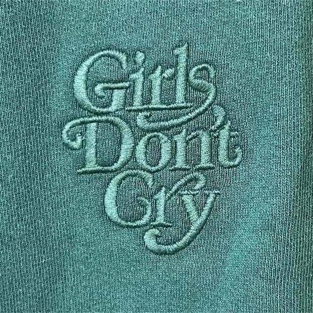 GDC(ジーディーシー)のGirls Don’t Cry ガールズドントクライ スウェットXL グリーン メンズのトップス(スウェット)の商品写真