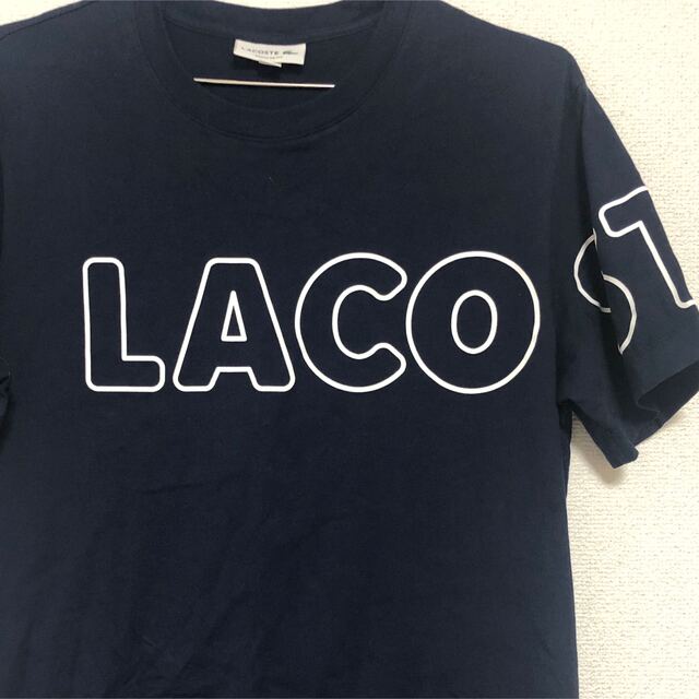 LACOSTE(ラコステ)のLACOSTE ラコステ カッコいい ブラックTシャツ メンズのトップス(Tシャツ/カットソー(半袖/袖なし))の商品写真