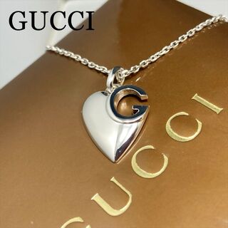 グッチ(Gucci)の新品仕上 廃盤 グッチ GUCCI Gロゴ ハート ネックレス シルバー 925(ネックレス)
