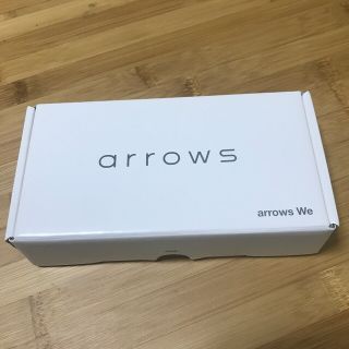 アローズ(arrows)のarrows We  FCG01本体ホワイト(スマートフォン本体)