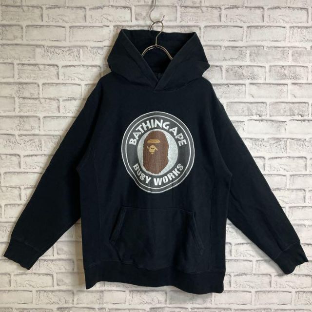 A BATHING APE アベイシングエイプ パーカー初期タグ90sデカロゴ A BATHING APE アベイシングエイプ パーカー初期タグ90sデカロゴ