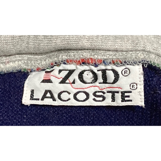 LACOSTE(ラコステ)の希少 70s IZOD LACOSTE カーディガン  ニット 糸巻きタグ メンズのトップス(カーディガン)の商品写真