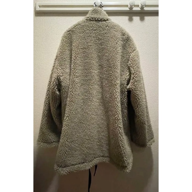 stein WOOL BOA ZIP LONG JACKET geracaoeditorial.com.br