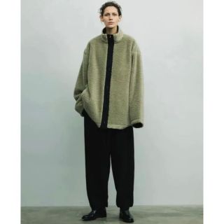 シュタイン(stein)のstein 22AW wool boa zip long jacket サイズS(その他)