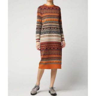 ポールスミス(Paul Smith)の✨美品✨ Paul Smith ポールスミス フェアアイル ニットワンピース(ひざ丈ワンピース)