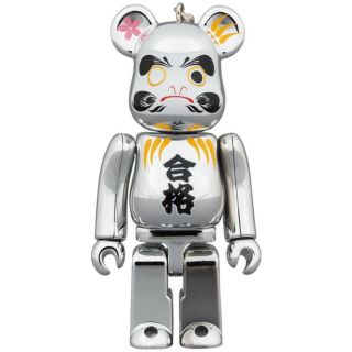 ベアブリック(BE@RBRICK)のBE@RBRICK 達磨 合格 銀メッキ 100% / 400％(フィギュア)