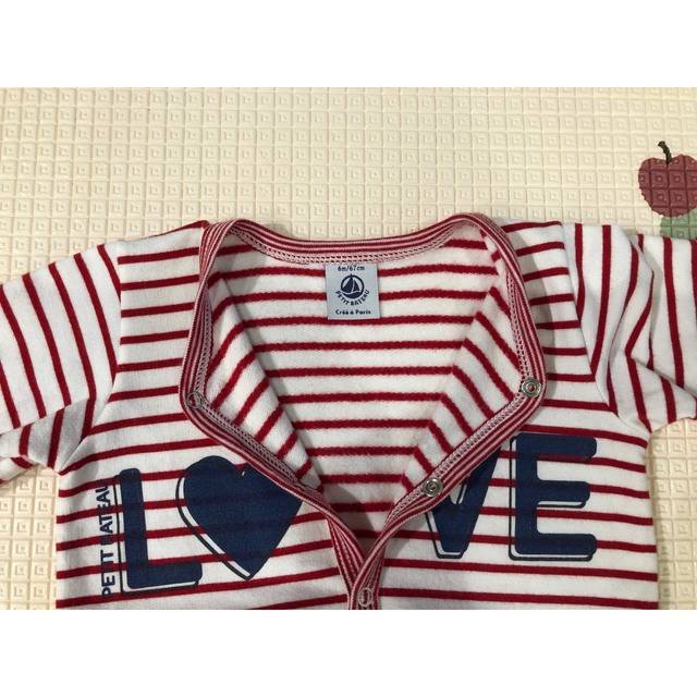 PETIT BATEAU(プチバトー)のプチバトー　ロンパース キッズ/ベビー/マタニティのベビー服(~85cm)(ロンパース)の商品写真