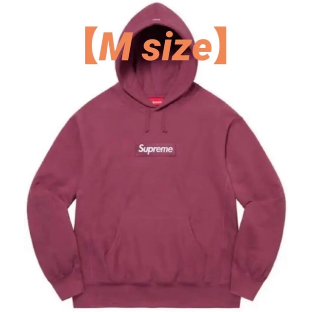 【 M】Supreme Box Logo Hooded Sweatshirt