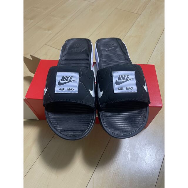 メンズナイキ NIKE エアマックス90  AIR MAX 90 SLIDE ブラック