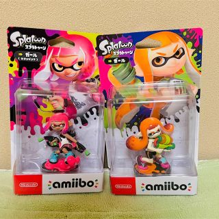 ニンテンドースイッチ(Nintendo Switch)のamiibo スプラトゥーン　ガール/ガール(ネオンピンク)(ゲームキャラクター)