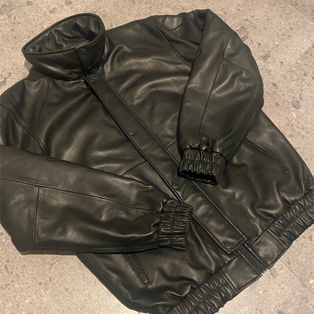 CHALLENGER  LEATHER 80'S BONE JACKET