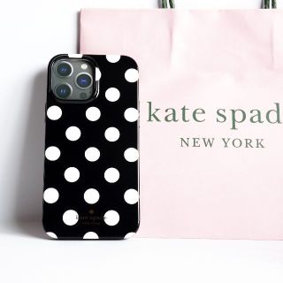 ケイトスペードニューヨーク(kate spade new york)のiPhone 13 Pro Max ケイトスペード ドットプリント リングケース(iPhoneケース)