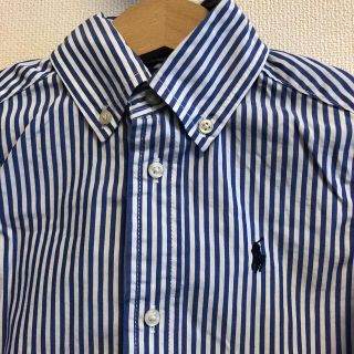 ラルフローレン(Ralph Lauren)のラルフローレン ストライプ長袖シャツ 3T(ブラウス)