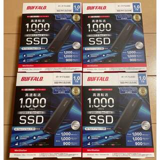 バッファロー(Buffalo)のバッファロー SSD-PH1.0U3-BC 4台(PC周辺機器)