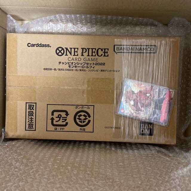 【正規逆輸入品】 ONE PIECE - チャンピオンシップセット ルフィ カード