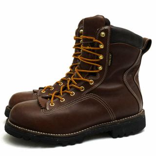 ダナー(Danner)のダナー／Danner マウンテンブーツ トレッキングブーツ シューズ 靴 メンズ 男性 男性用レザー 革 本革 ブラウン 茶  14530 8inch QUARRY 2.0AT 600G GIX スチールトゥ プレーントゥ Vibramソール(ブーツ)