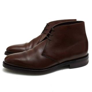 ローク(Loake)のローク／Loake チャッカブーツ シューズ 靴 メンズ 男性 男性用レザー 革 本革 ブラウン 茶  PIMLICO プレーントゥ ダイナイトソール グッドイヤーウェルト製法(ブーツ)