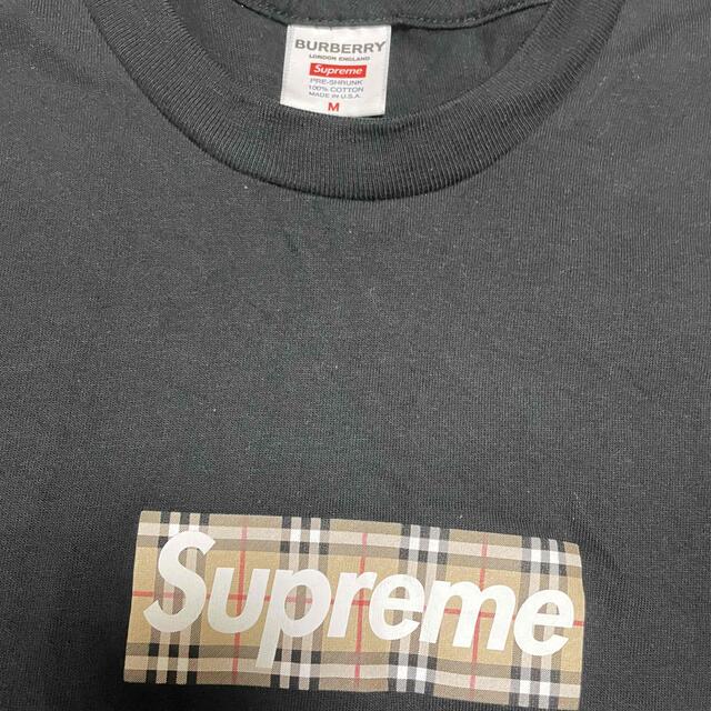 Supreme(シュプリーム)の最終値下げ　supreme Burberry Ｔシャツ メンズのトップス(Tシャツ/カットソー(半袖/袖なし))の商品写真