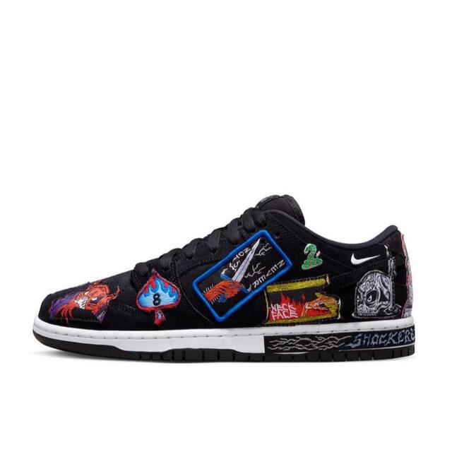 NIKE(ナイキ)のNeck face × Nike SB Dunk Low メンズの靴/シューズ(スニーカー)の商品写真