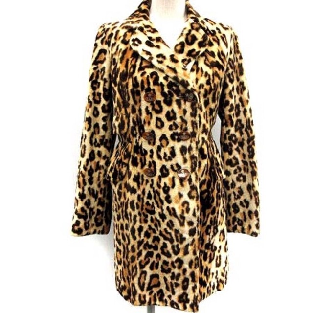 Vivienne Westwood(ヴィヴィアンウエストウッド)の激レアVivienne Westwood　ラブレオパードコート レディースのジャケット/アウター(毛皮/ファーコート)の商品写真