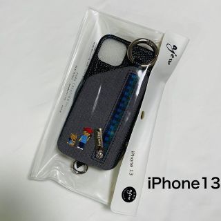 ファミリア(familiar)のajew×familiar iPhone13 BK ブラック(iPhoneケース)