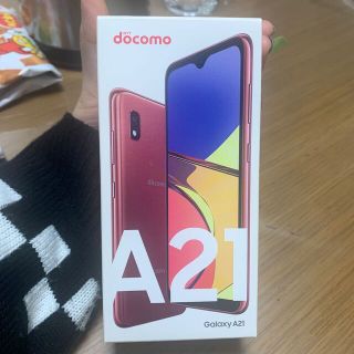 ギャラクシー(Galaxy)のGALAXY A21 新品(スマートフォン本体)