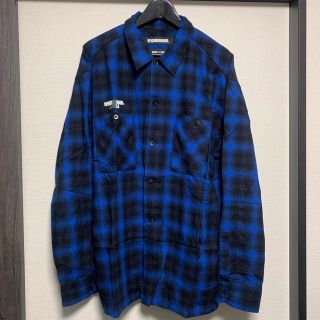 ネイバーフッド(NEIGHBORHOOD)のXL NEIGHBORHOOD  WIND AND SEA チェック シャツ(シャツ)