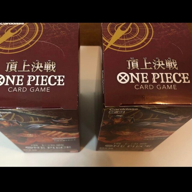 ONE PIECE - ワンピースカードゲーム 頂上決戦 2BOX 新品未開封品の