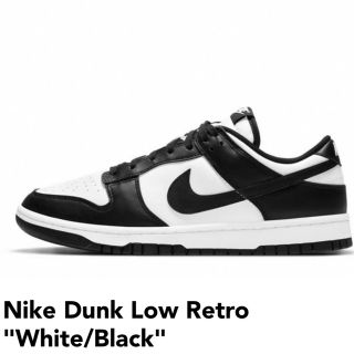 Nike Dunk Low Retro "White/Black"(スニーカー)