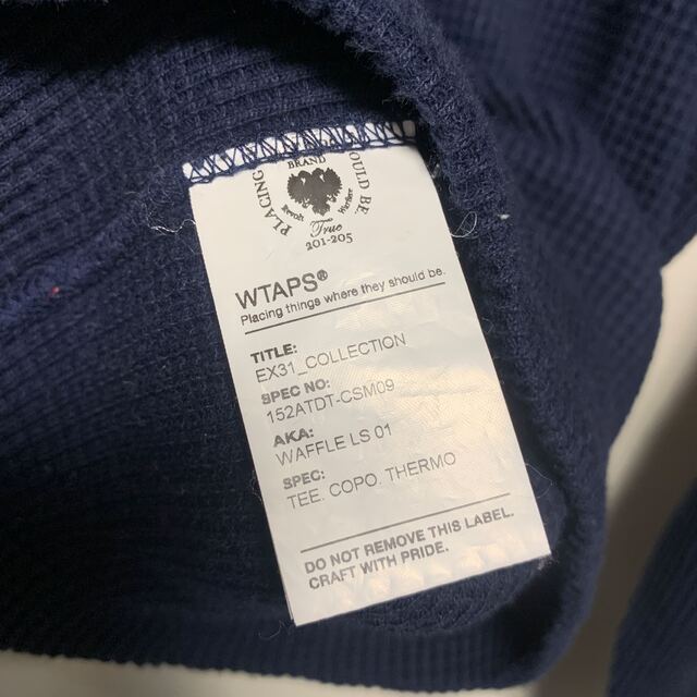 W)taps(ダブルタップス)のwtaps waffle ls サーマル ニット メンズのトップス(Tシャツ/カットソー(七分/長袖))の商品写真