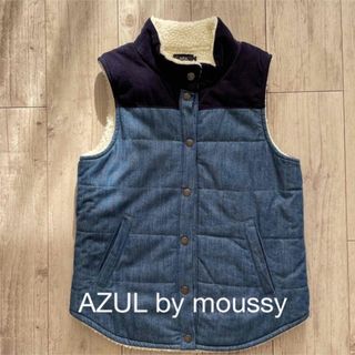 アズールバイマウジー(AZUL by moussy)の【未使用】AZUL ボアベスト　moussy (ブルゾン)