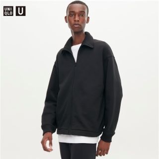 ユニクロ(UNIQLO)のUNIQLO U ボアスウェットトラックジャケット　L(スウェット)