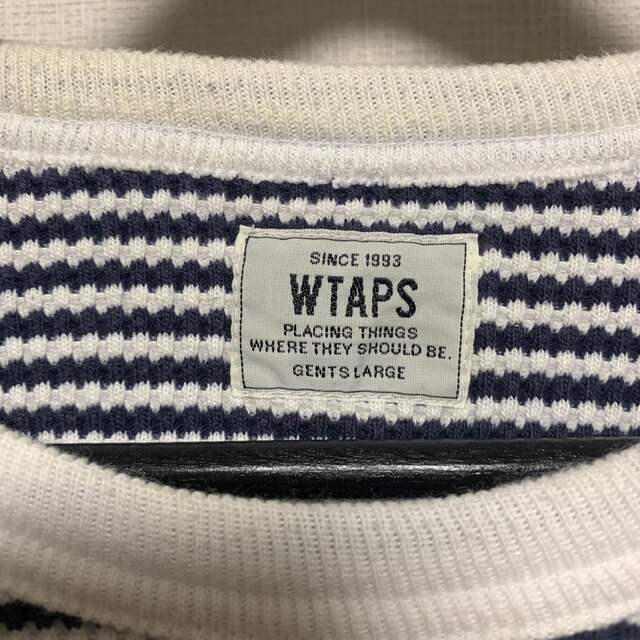 W)taps(ダブルタップス)のwtaps waffle ボーダー サーマル ニット  メンズのトップス(Tシャツ/カットソー(七分/長袖))の商品写真