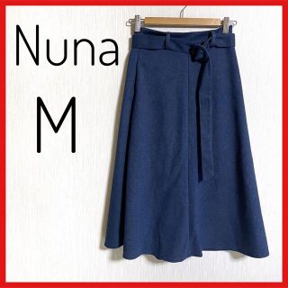 ヌナ(nuna)の美品【Nuna】ヌナ　台形ロングスカート　Mサイズ 匿名配送(ロングスカート)