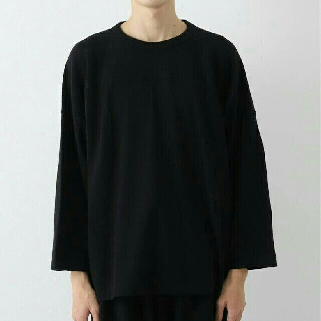 サイズ3】COMOLI コモリ 22AW ウールフットボールTシャツ ネイビー