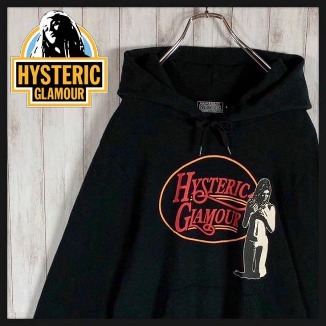 HYSTERIC GLAMOUR - 【超希少デザイン】ヒステリックグラマー 奇抜 セグウェイ 両袖プリントロゴ即完売入手困難パーカー 【超希少デザイン】ヒステリックグラマー パーカー