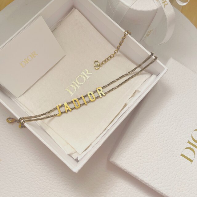 Christian Dior ゴールド チョーカー チェーンネックレス美品♥️