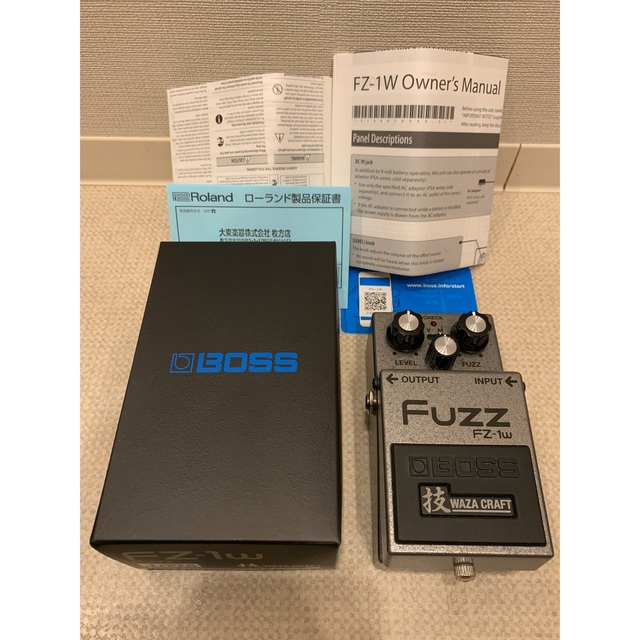 【美品/付属品あり】BOSS Fz-1w Fuzz 技クラフト FZ1W ファズ