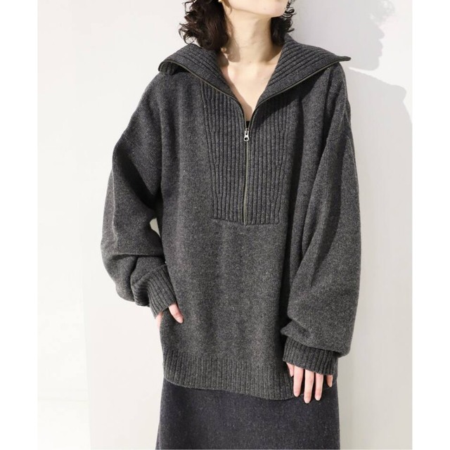 CITYSHOP(シティショップ)のcityshop ZIP UP PULLOVER レディースのトップス(ニット/セーター)の商品写真