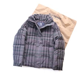 バーバリー(BURBERRY)の【極美品】BURBERRY LONDON ダウン　シャドーチェック36(ダウンジャケット)