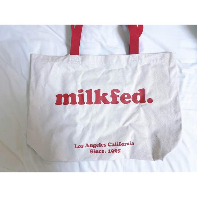 MILKFED.(ミルクフェド)のミクにゃん様専用【ミルクフェド】カラーロゴビッグトートバッグ レディースのバッグ(トートバッグ)の商品写真